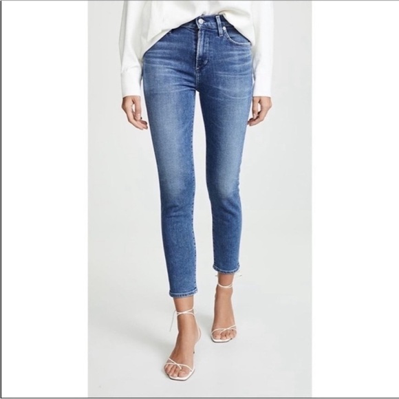 Citizens Of Humanity Denim - Citizens of Humanity Rocket Crop Mid Rise Skinny Jeans